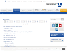 Tablet Screenshot of mitglieder.leasingverband.de